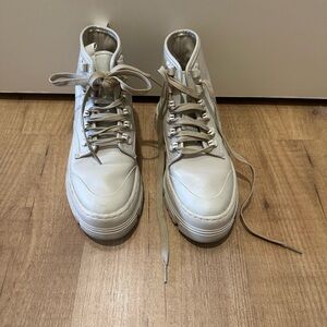 Zara laced leather boots